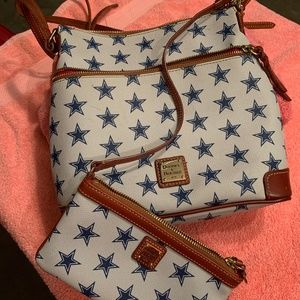 Dooney & Bourke NFL Dallas Cowboys Crossbody Handbag & wristlet